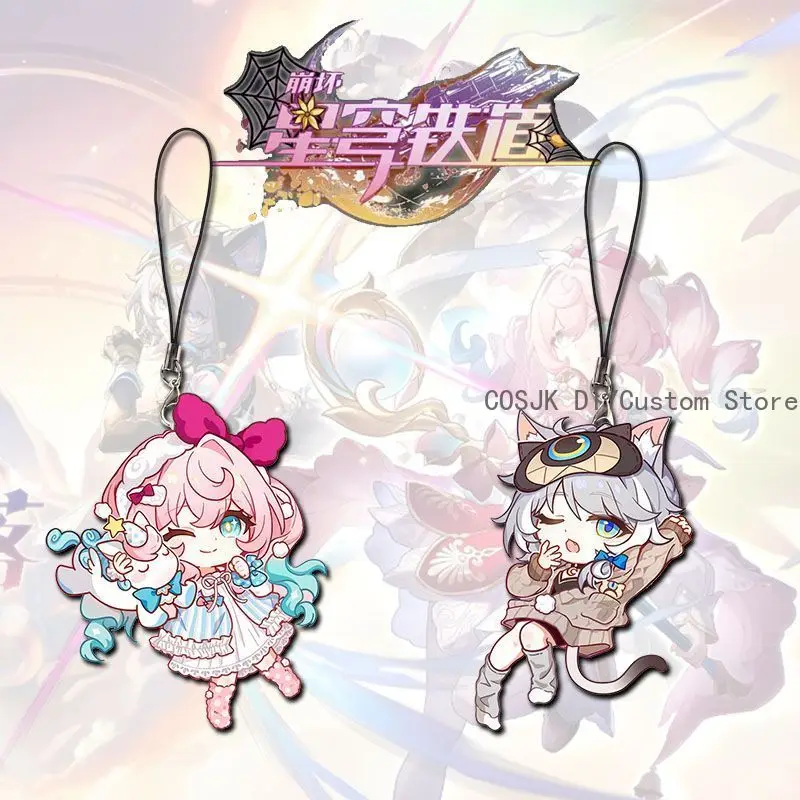 2PCS Anime Hyacine Honkai: Star Rail Cute Phone Strap Keychain Key Chain Phone chain Backpack pendant Birthday Gift
2PCS Anime Hyacine Honkai: Star Rail Cute Phone Strap Keychain Key Chain Phone chain Backpack pendant Birthday Gift
