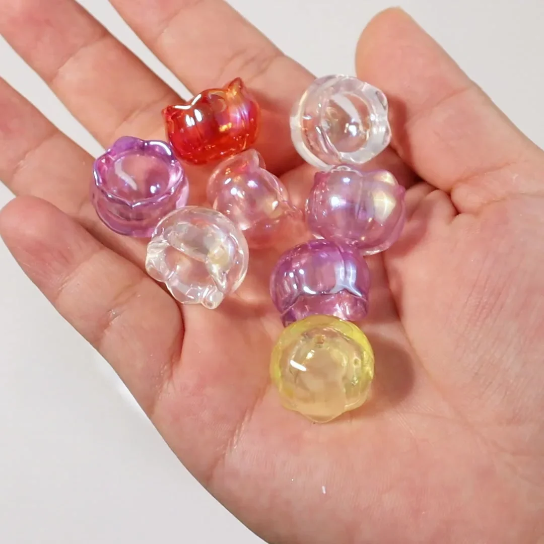 10Pcs Acrylic Wind Bell Beads Colorful Flower Beads Caps Spacer Bead for DIY Ornament Keychain Car Hanging Charms Accessories
10Pcs Acrylic Wind Bell Beads Colorful Flower Beads Caps Spacer Bead for DIY Ornament Keychain Car Hanging Charms Accessories
