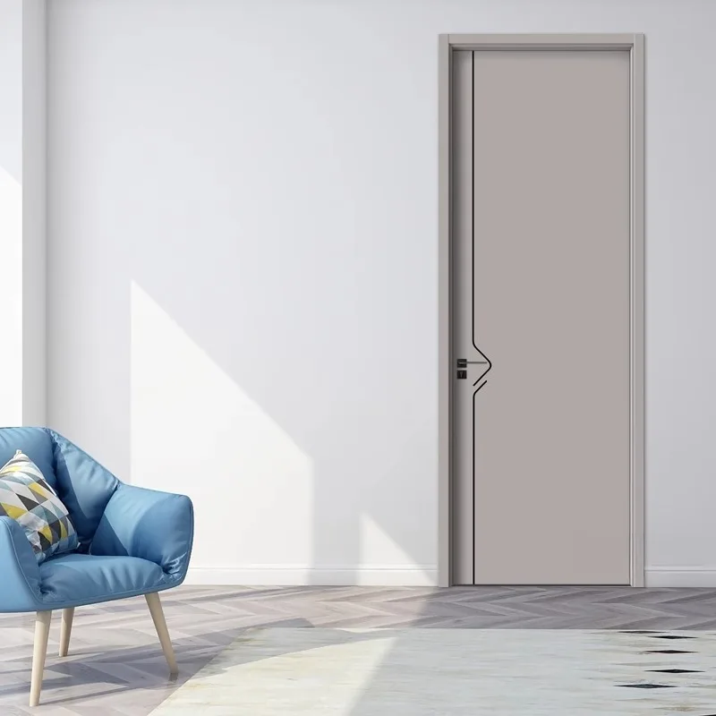 Solid wood paint set door Bedroom door Modern minimalist light luxury Whole house custom interior
Solid wood paint set door Bedroom door Modern minimalist light luxury Whole house custom interior