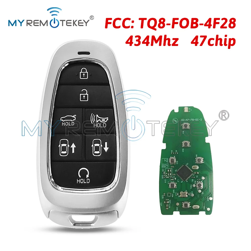 Смарт-ключ MYREMOTEKEY, 7-кнопочный, 434 МГц, 47 чип для Hyundai Sonata FCC 2020-2022 годов: TQ8-FOB-4F28 PN: 95440-L1500 95440-L1600
Смарт-ключ MYREMOTEKEY, 7-кнопочный, 434 МГц, 47 чип для Hyundai Sonata FCC 2020-2022 годов: TQ8-FOB-4F28 PN: 95440-L1500 95440-L1600