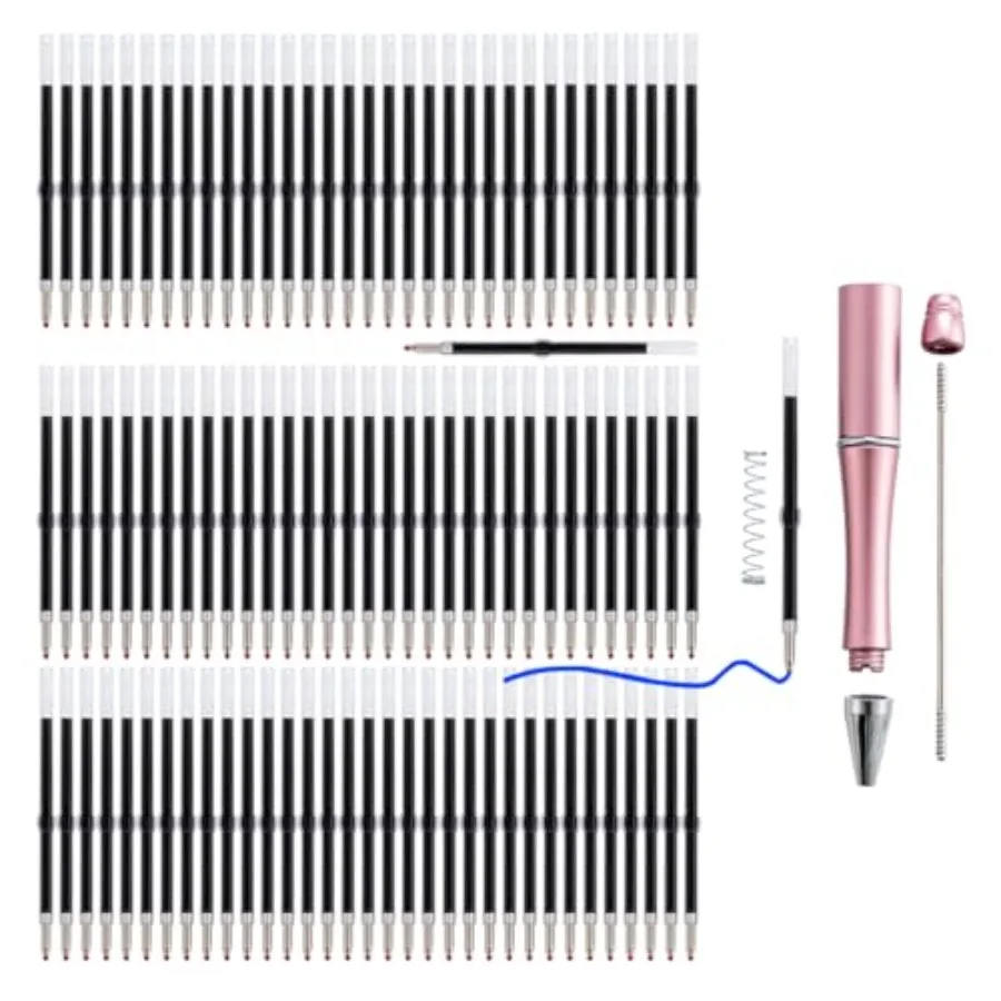 Pieces Plastic Beadable Pen Ink, 2.44 inch/6.2 cm Smooth Writing Pen Refills for Bead Pens Blue Ink
Pieces Plastic Beadable Pen Ink, 2.44 inch/6.2 cm Smooth Writing Pen Refills for Bead Pens Blue Ink