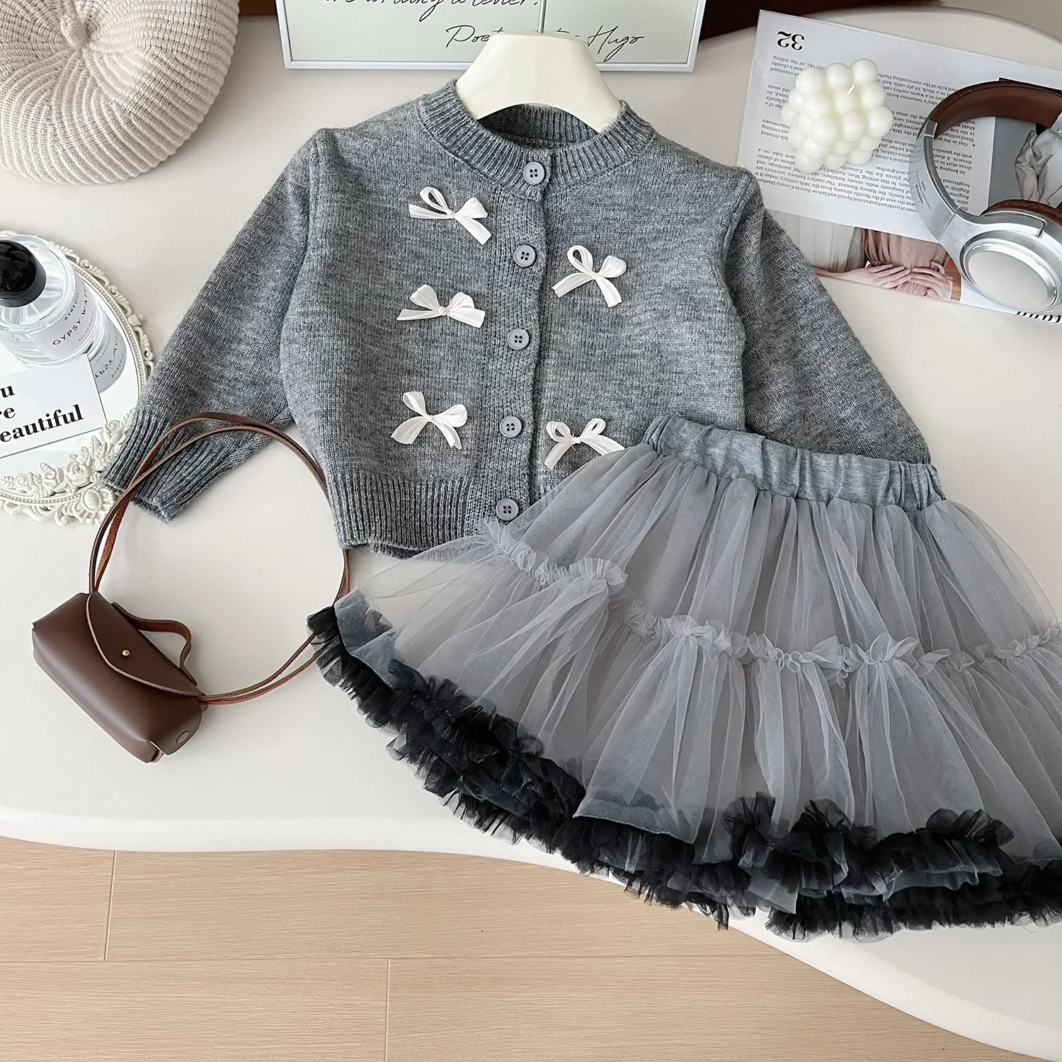 Girl Kids Knitted Jackets+tutu Skirts,Children Birthday Korean Clothes 24 Girls Baby Spring Autumn Winter Clothing Set Elegant
Girl Kids Knitted Jackets+tutu Skirts,Children Birthday Korean Clothes 24 Girls Baby Spring Autumn Winter Clothing Set Elegant