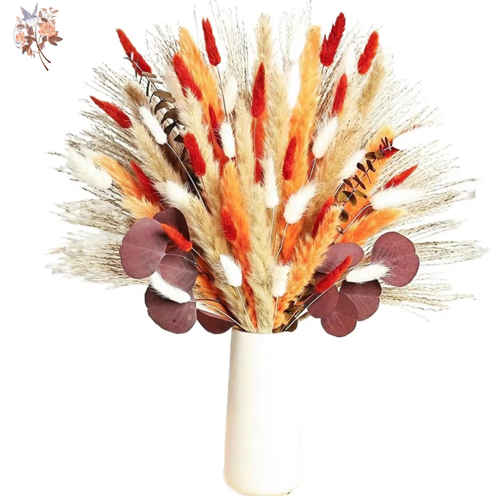 75pcs Natural Dry Pampas Tail Grass Bouquet Boho Home Vase Balcony Accessories Artificial Flower Eucalyptus Wedding Party Decor
75pcs Natural Dry Pampas Tail Grass Bouquet Boho Home Vase Balcony Accessories Artificial Flower Eucalyptus Wedding Party Decor