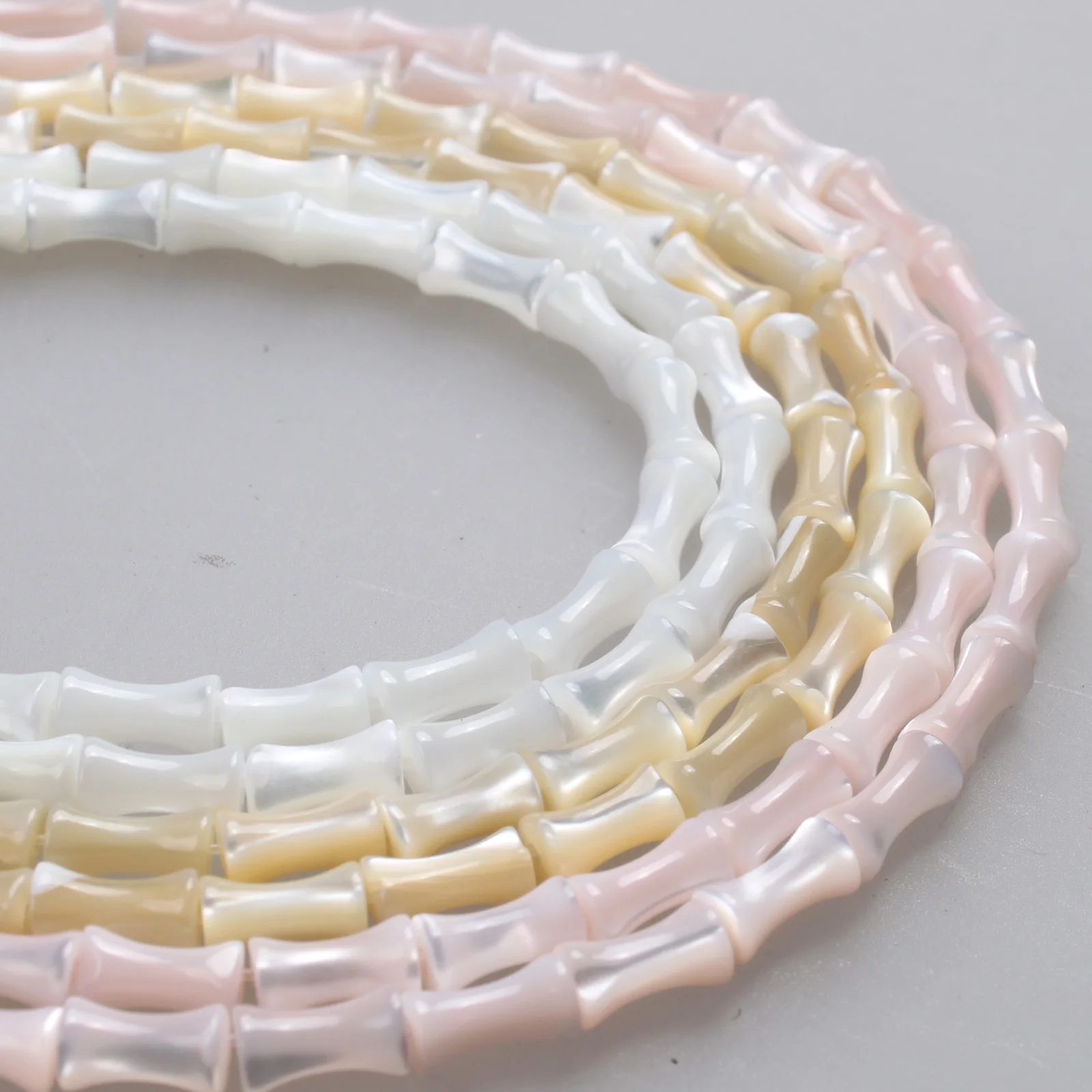 Natural Shell Beads AAA White Trochus Shell Bamboo Joint Shape Shell Tube Beads Spacer Beads 4*7mm For Bracelet Jewelry Making
Natural Shell Beads AAA White Trochus Shell Bamboo Joint Shape Shell Tube Beads Spacer Beads 4*7mm For Bracelet Jewelry Making