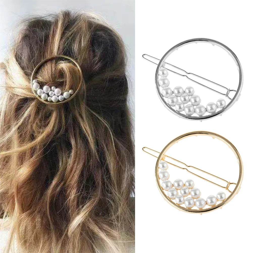 4Pcs Hollow Hoops Pearl Hairpin Round Circle Hair Clips All-Match Hair Styling Clip for Christmas New Year Party
4Pcs Hollow Hoops Pearl Hairpin Round Circle Hair Clips All-Match Hair Styling Clip for Christmas New Year Party