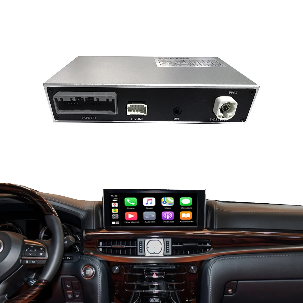 Dckloer Wireless CarPlay и Android Auto для джойстика серии Lexus LX-570 с небольшой сенсорной панелью 2016-2021 экран 7/10,3/12,3 дюйма
Dckloer Wireless CarPlay и Android Auto для джойстика серии Lexus LX-570 с небольшой сенсорной панелью 2016-2021 экран 7/10,3/12,3 дюйма
