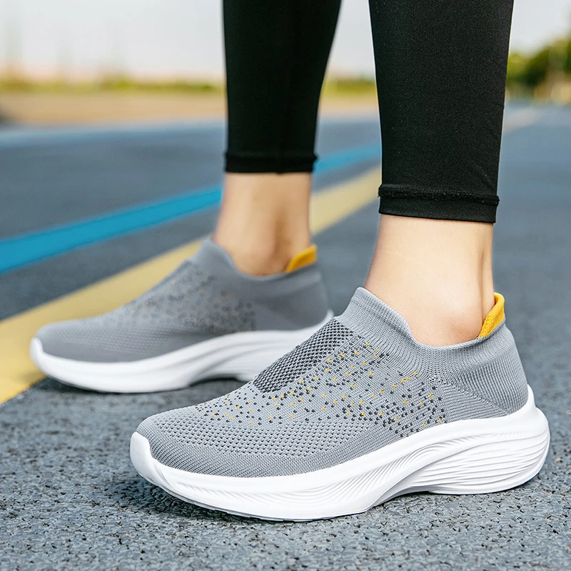 Women’s Running Shoes Slip-on Socks Shoes Breathable Knit Casual Shoes Lightweight Sneakers Anti-slip Fitness Walking Flat Shoes
Women’s Running Shoes Slip-on Socks Shoes Breathable Knit Casual Shoes Lightweight Sneakers Anti-slip Fitness Walking Flat Shoes