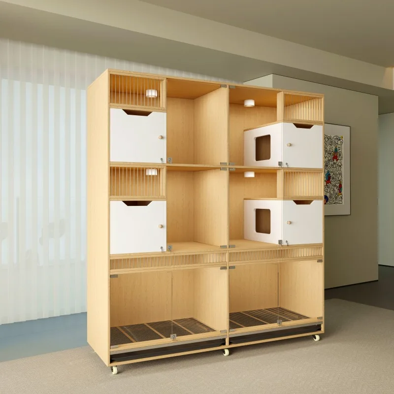 dh-Customize Luxury Modern Wooden Multi-Tier Dog & Cat Kennel/Cage for Pet Boarding and Display#
dh-Customize Luxury Modern Wooden Multi-Tier Dog & Cat Kennel/Cage for Pet Boarding and Display#
