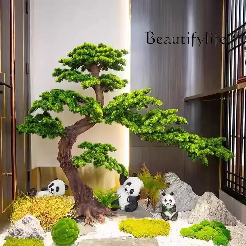 Welcome pine simulation large fake tree new Chinese landscaping indoor and outdoor pine tree decorative ornament green plants
Welcome pine simulation large fake tree new Chinese landscaping indoor and outdoor pine tree decorative ornament green plants