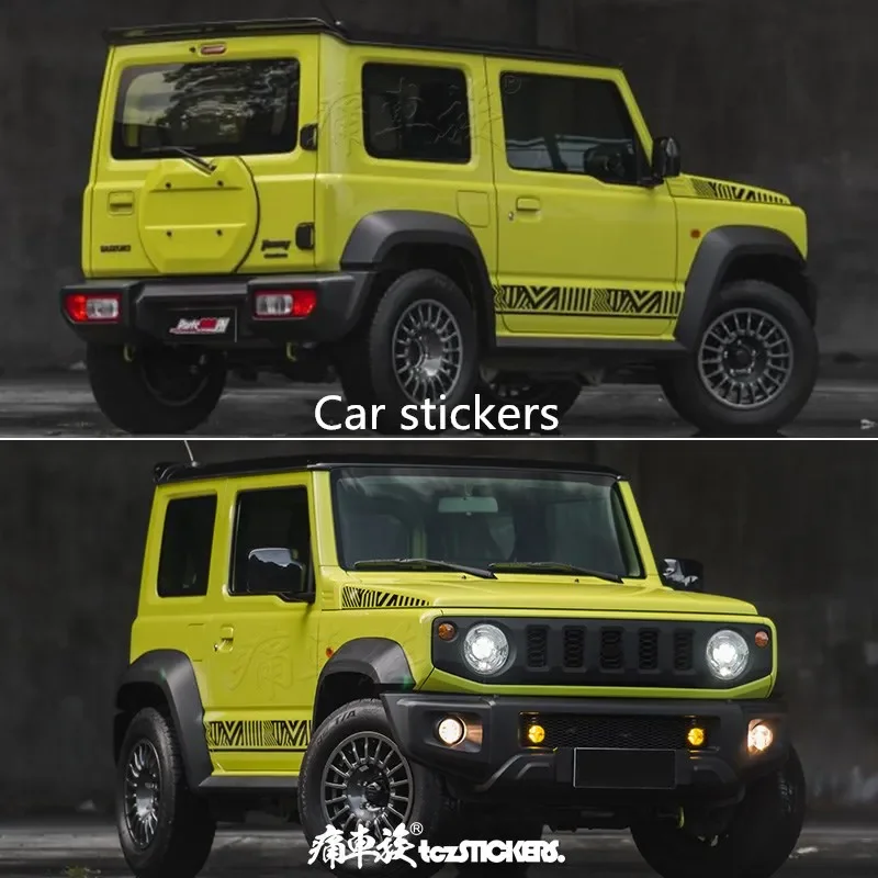 Автомобильные наклейки для модификации внешней части кузова Suzuki Jimny, модная спортивная специальная наклейка на заказ, модная спортивная пленка
Автомобильные наклейки для модификации внешней части кузова Suzuki Jimny, модная спортивная специальная наклейка на заказ, модная спортивная пленка
