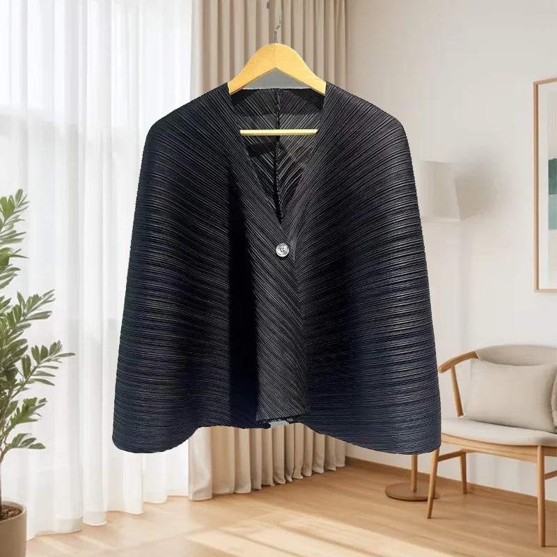Miyake морщинистая куртка, весна-лето 2023, однотонный кардиган с круглым вырезом, свободные повседневные топы с баской, повседневные топы больших размеров без морщин
Miyake морщинистая куртка, весна-лето 2023, однотонный кардиган с круглым вырезом, свободные повседневные топы с баской, повседневные топы больших размеров без морщин