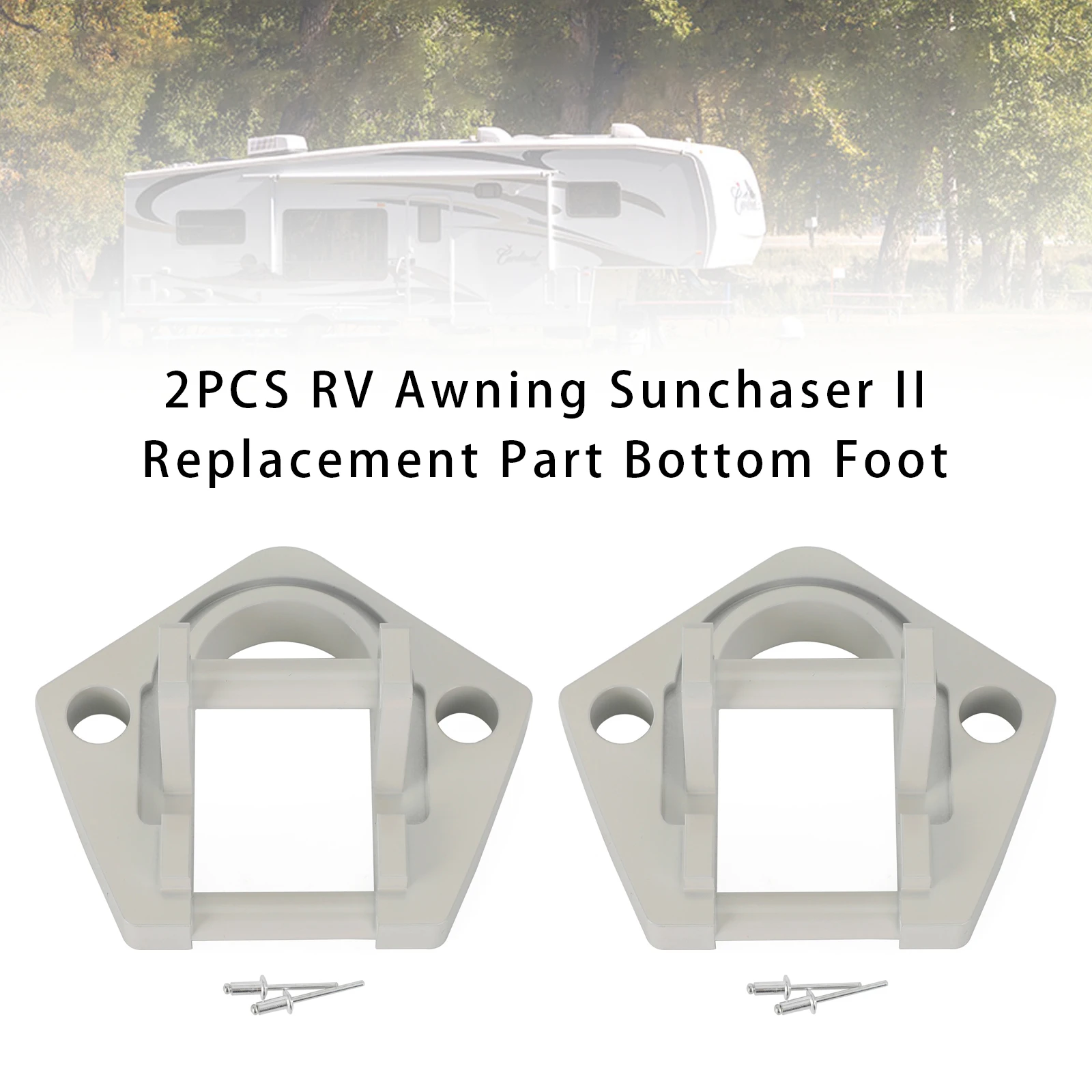 Artudatech 2PCS RV Awning Sunchaser II Replacement Part Bottom Foot
Artudatech 2PCS RV Awning Sunchaser II Replacement Part Bottom Foot