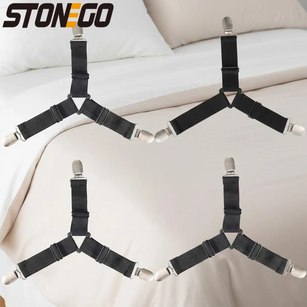 4PCS Adjustable Bed Sheet Fasteners Multi Purpose Grippers Anti Slip for Securing Bed Sheets and Sofa Covers
4PCS Adjustable Bed Sheet Fasteners Multi Purpose Grippers Anti Slip for Securing Bed Sheets and Sofa Covers