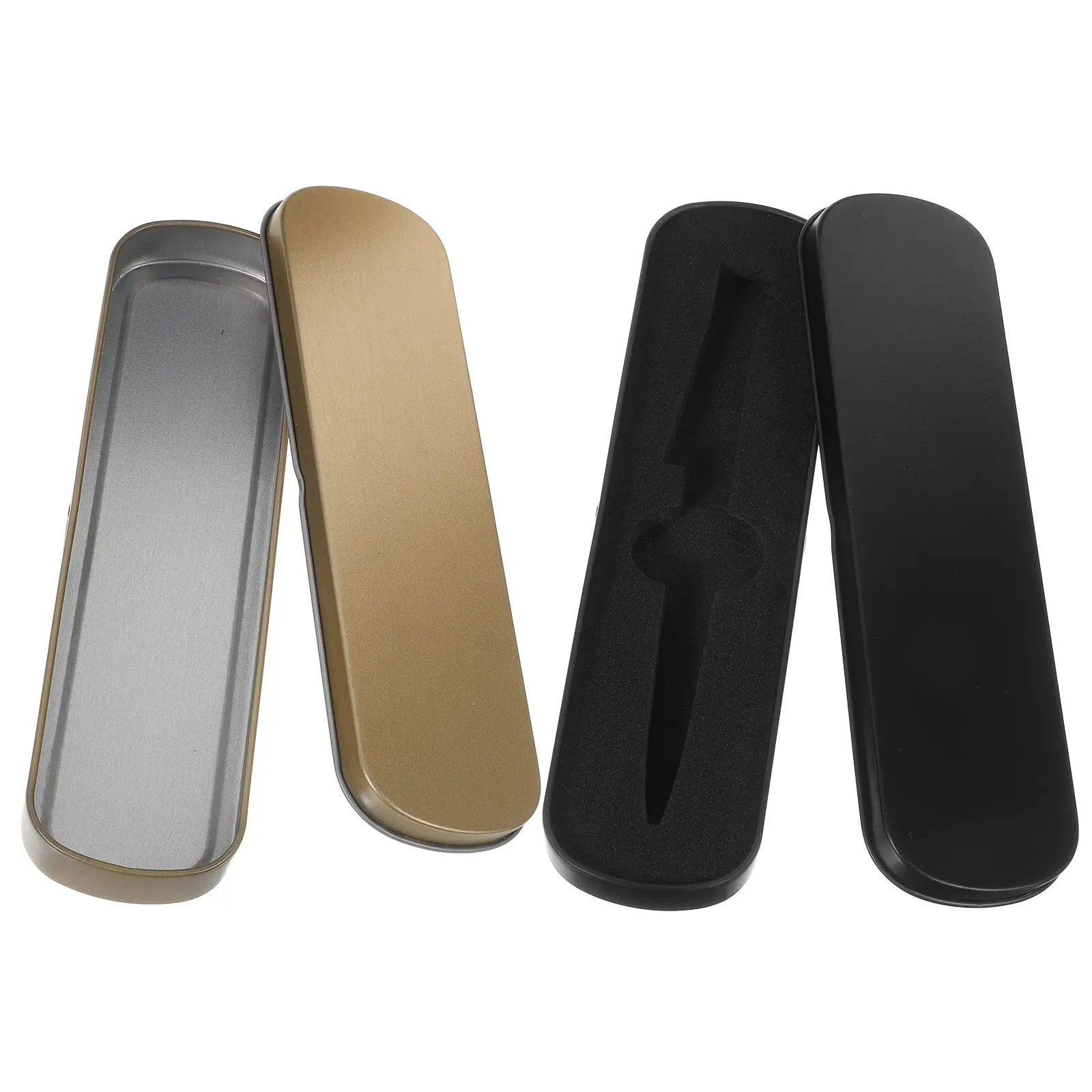 2 Pcs Metal Pencil Boxes Thin Cases School Supplies Stationery Holder Black Color Pen Case Kids Gift Storage
2 Pcs Metal Pencil Boxes Thin Cases School Supplies Stationery Holder Black Color Pen Case Kids Gift Storage