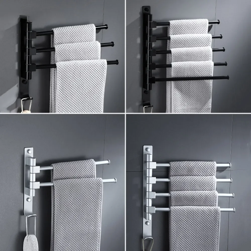 No punching bathroom movable towel bar hair rotating towel rack toilet wall hanging storage rack rack
No punching bathroom movable towel bar hair rotating towel rack toilet wall hanging storage rack rack