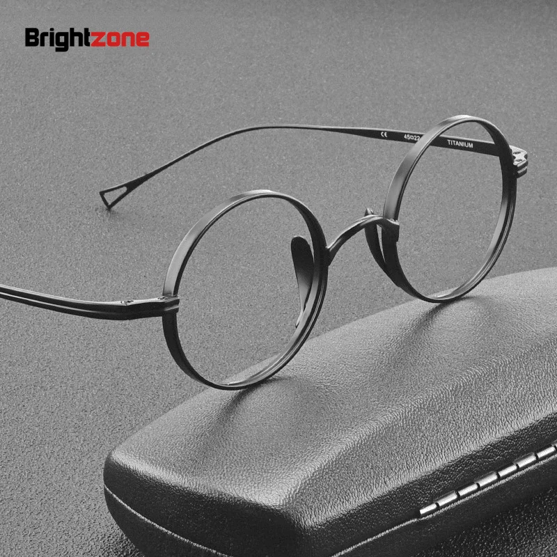2023 Vintage Pure Titanium Glasses Frame Men Round Optical Myopia Prescription Eyeglasses Frame Women Luxury Brand Small Eyewear
2023 Vintage Pure Titanium Glasses Frame Men Round Optical Myopia Prescription Eyeglasses Frame Women Luxury Brand Small Eyewear
