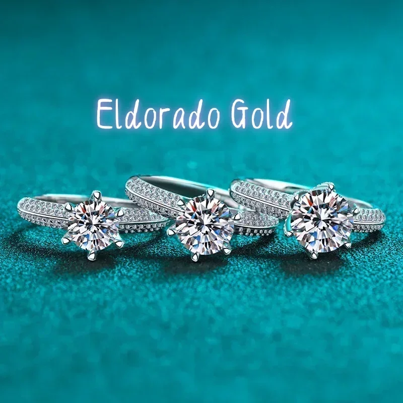 Новые кольца Eldorado Gold с муассанитом 2 карата, стерлинговое серебро, D VVS1, лабораторный бриллиант с сертификатом GRA, обручальное/свадебное кольцо для женщин
Новые кольца Eldorado Gold с муассанитом 2 карата, стерлинговое серебро, D VVS1, лабораторный бриллиант с сертификатом GRA, обручальное/свадебное кольцо для женщин