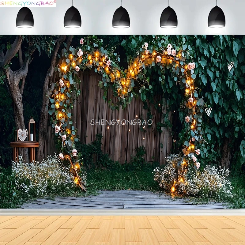 Dreamy Romantic Wedding Arch Ceremony Photography Backdrops Birthday Party Elegant Floral Fantasy Curtain Photo Background HS-12
Dreamy Romantic Wedding Arch Ceremony Photography Backdrops Birthday Party Elegant Floral Fantasy Curtain Photo Background HS-12