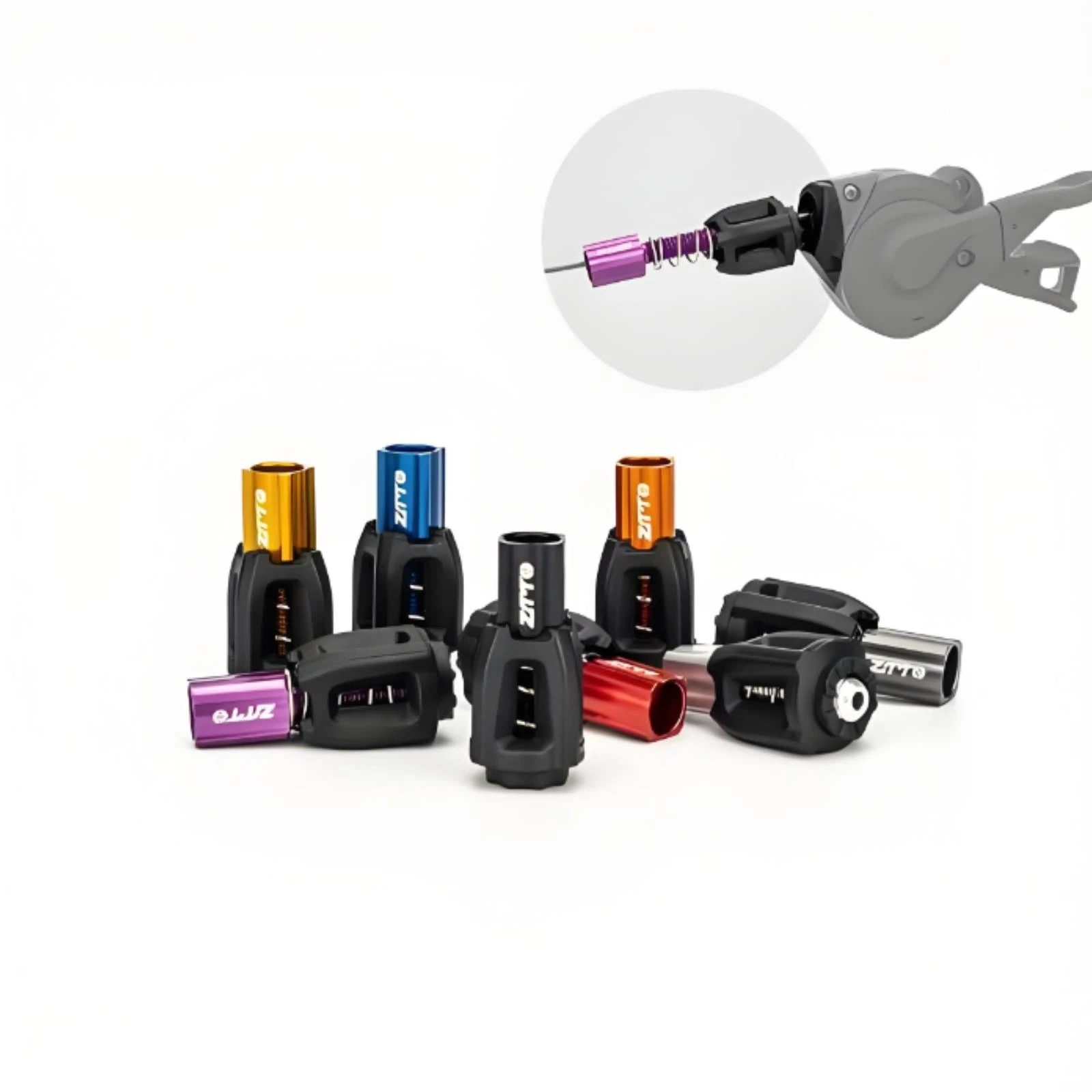 2 Pieces Derailleur Screw Nylon Shell Barrel Adjuster Gear Adjustment Screw Stainless Steel Coil Disc Brake Cable Adjuster
2 Pieces Derailleur Screw Nylon Shell Barrel Adjuster Gear Adjustment Screw Stainless Steel Coil Disc Brake Cable Adjuster
