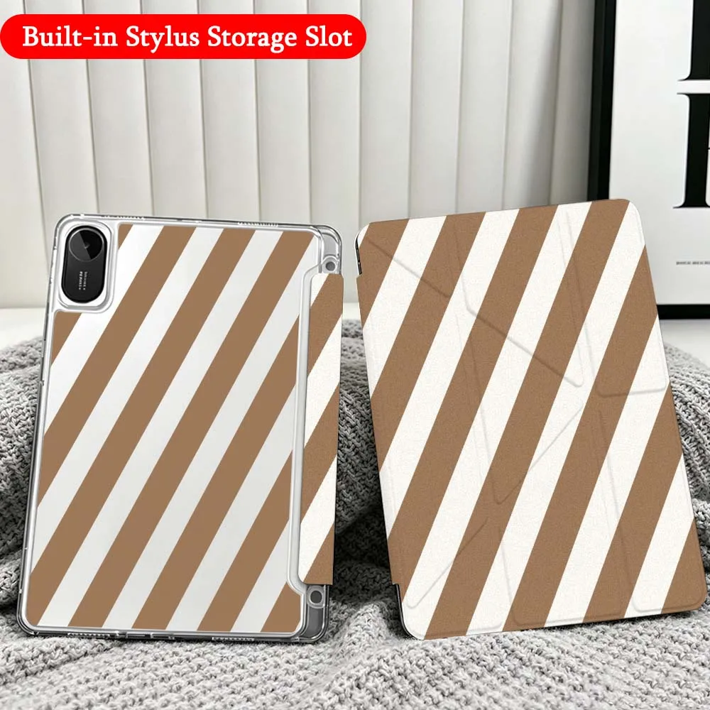 Diagonal White Stripes For Xiaomi Redmi Poco Pad 5 6 7 8 Pro SE 11 11.2 12.1 Inch Transparent Y-Shaped Folding Tablet Case
Diagonal White Stripes For Xiaomi Redmi Poco Pad 5 6 7 8 Pro SE 11 11.2 12.1 Inch Transparent Y-Shaped Folding Tablet Case