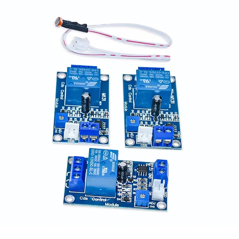 Photoresistor Relay Module XH-M131 Light Control Switch Detection Sensor for Electronic Components 10A 5V 12V 24V
Photoresistor Relay Module XH-M131 Light Control Switch Detection Sensor for Electronic Components 10A 5V 12V 24V