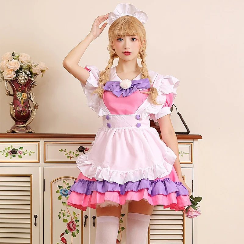 Halloween Claw Pink Blue Maid Uniform Short Skirt Anime Show Female Hostess Costume Anime Cosplay Costume Korean Style
Halloween Claw Pink Blue Maid Uniform Short Skirt Anime Show Female Hostess Costume Anime Cosplay Costume Korean Style