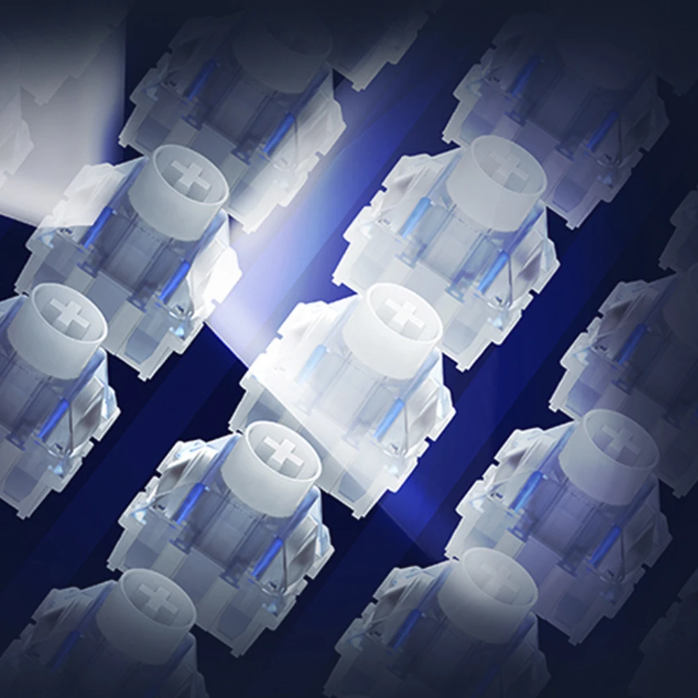 Unionwell BingYao Magnetic Switch Ice Shine Switch RGB Linear for Magnetic mechanical keyboard Pre Lubed Long Spring 45g 480Gs
Unionwell BingYao Magnetic Switch Ice Shine Switch RGB Linear for Magnetic mechanical keyboard Pre Lubed Long Spring 45g 480Gs