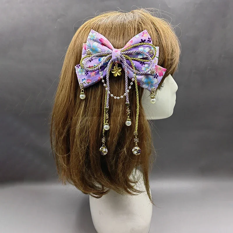 Japanese Style Head Flower Kimono Hairpin Cherry Blossom Tassel Hair Clip Vintage Headwear Hanfu Kimono Decor Hair Accessories
Japanese Style Head Flower Kimono Hairpin Cherry Blossom Tassel Hair Clip Vintage Headwear Hanfu Kimono Decor Hair Accessories