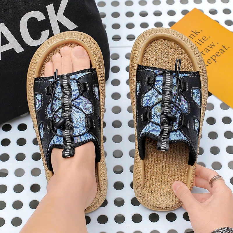 Large Size Fashion Men Single Band Slippers, Lightweight & Wear-resistant, All-match Casual Street Daily Footwear
Large Size Fashion Men Single Band Slippers, Lightweight & Wear-resistant, All-match Casual Street Daily Footwear