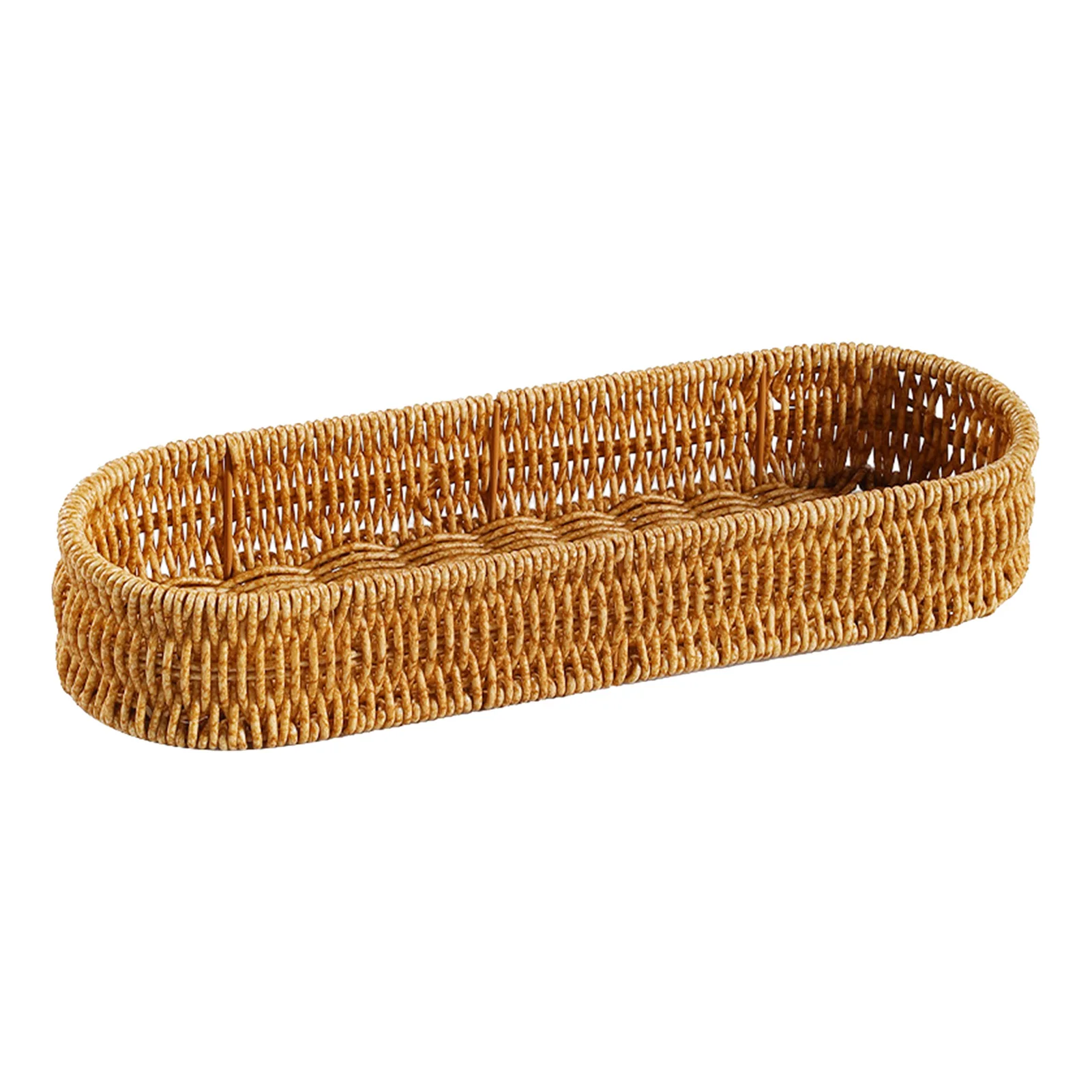 Wicker Cutlery Storage Basket Hand-woven Rattan Fruit Tea Snack Bread Basket Cosmetic Rectangular Storage Box For Household
Wicker Cutlery Storage Basket Hand-woven Rattan Fruit Tea Snack Bread Basket Cosmetic Rectangular Storage Box For Household