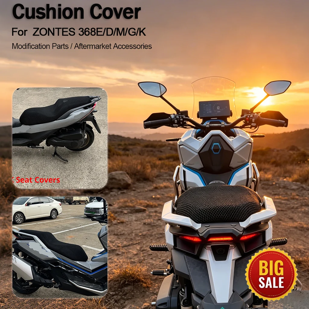 Honeycomb Seat Cover for ZONTES 368E 368D 368M 368G 368K Scooter Breathable Sun Protection Cushion Cover Motorcycle Modified Par
Honeycomb Seat Cover for ZONTES 368E 368D 368M 368G 368K Scooter Breathable Sun Protection Cushion Cover Motorcycle Modified Par