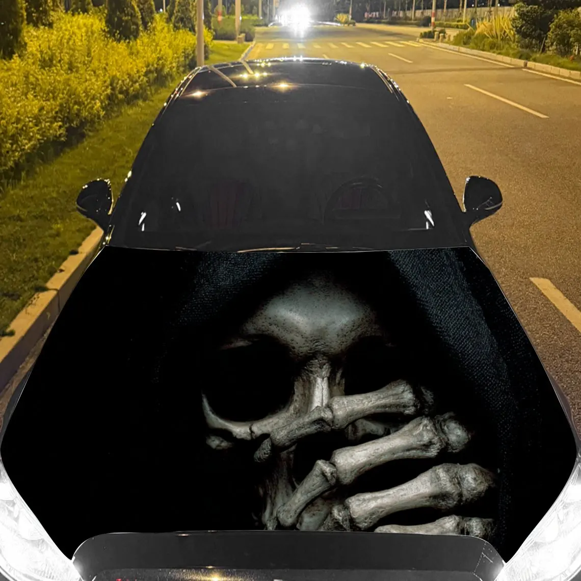 Creepy Grim Reaper Car Hood Stickers - Self-Adhesive, Waterproof and Durable Vinyl Wrap, Decorate And Protect Your Car, Fit For
Creepy Grim Reaper Car Hood Stickers - Self-Adhesive, Waterproof and Durable Vinyl Wrap, Decorate And Protect Your Car, Fit For