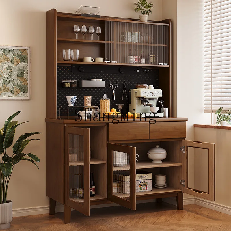 FG solid wood dining side locker kitchen integrated wall rack living room home storage cabinet
FG solid wood dining side locker kitchen integrated wall rack living room home storage cabinet