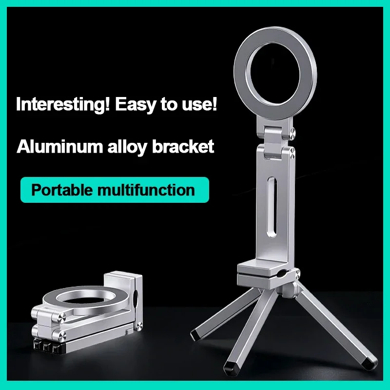 Складной магнитный держатель для штатива для телефона, портативная дорожная подставка для IPhone и Android, видеосъемка без помощи рук на столе/самолете/трене
Складной магнитный держатель для штатива для телефона, портативная дорожная подставка для IPhone и Android, видеосъемка без помощи рук на столе/самолете/трене