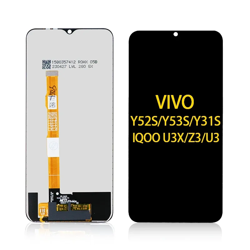LCD Display For IQOO Z3 /U3X /U3 /Y52S Y53S Touch Screen Digitizer Assembly LCD Screen Replacement
LCD Display For IQOO Z3 /U3X /U3 /Y52S Y53S Touch Screen Digitizer Assembly LCD Screen Replacement