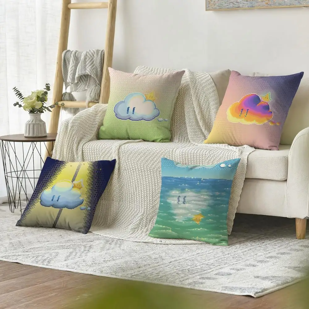 Pixel Clouds Cushion Cover Organic Linen Pillow Case Double-Sided Print Cushion Cover for Sofa Home Decor Gift
Pixel Clouds Cushion Cover Organic Linen Pillow Case Double-Sided Print Cushion Cover for Sofa Home Decor Gift