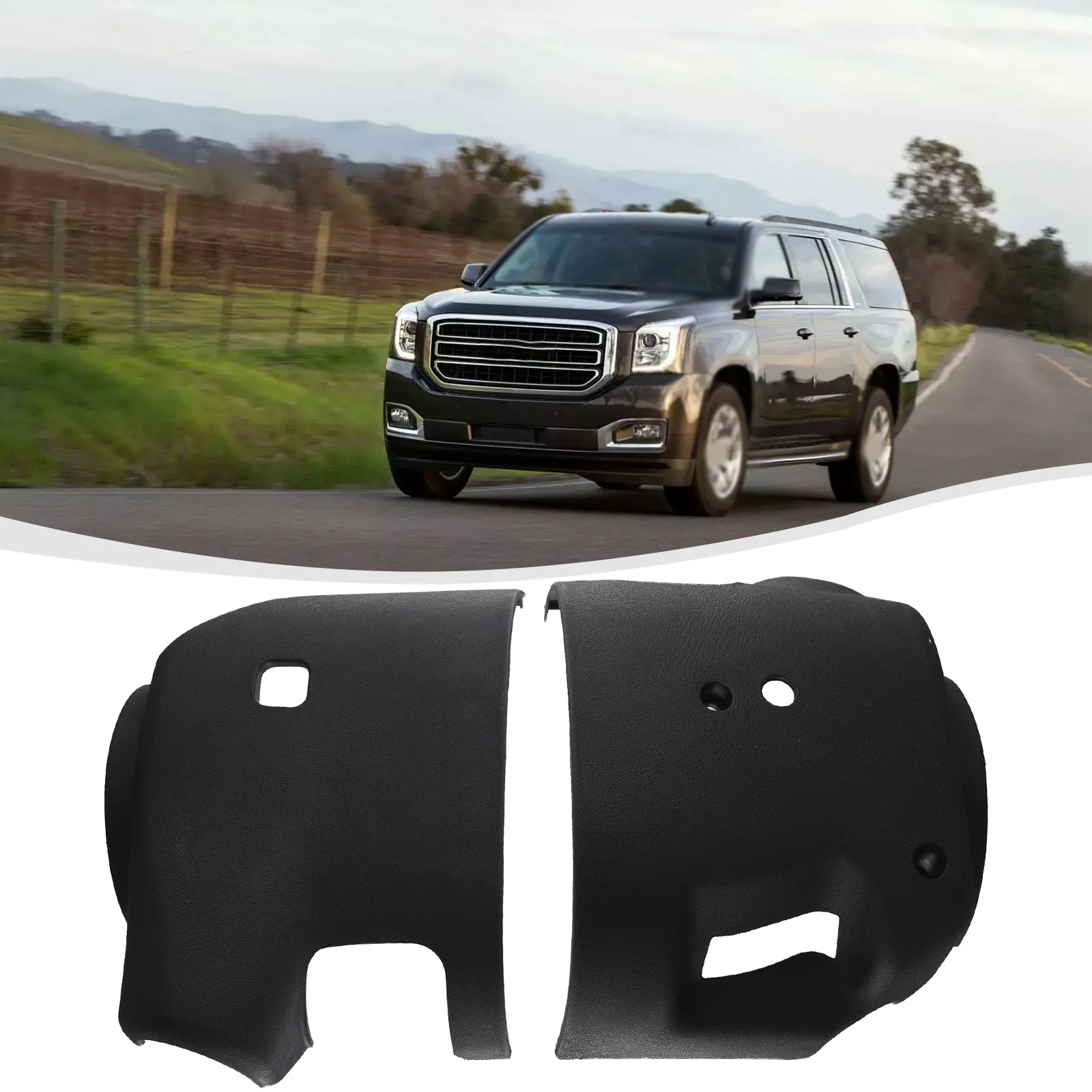Compatible Upper & Lower Steering Column Cover Shroud for Chevy For Silverado and For Sierra Automatic Transmission
Compatible Upper & Lower Steering Column Cover Shroud for Chevy For Silverado and For Sierra Automatic Transmission