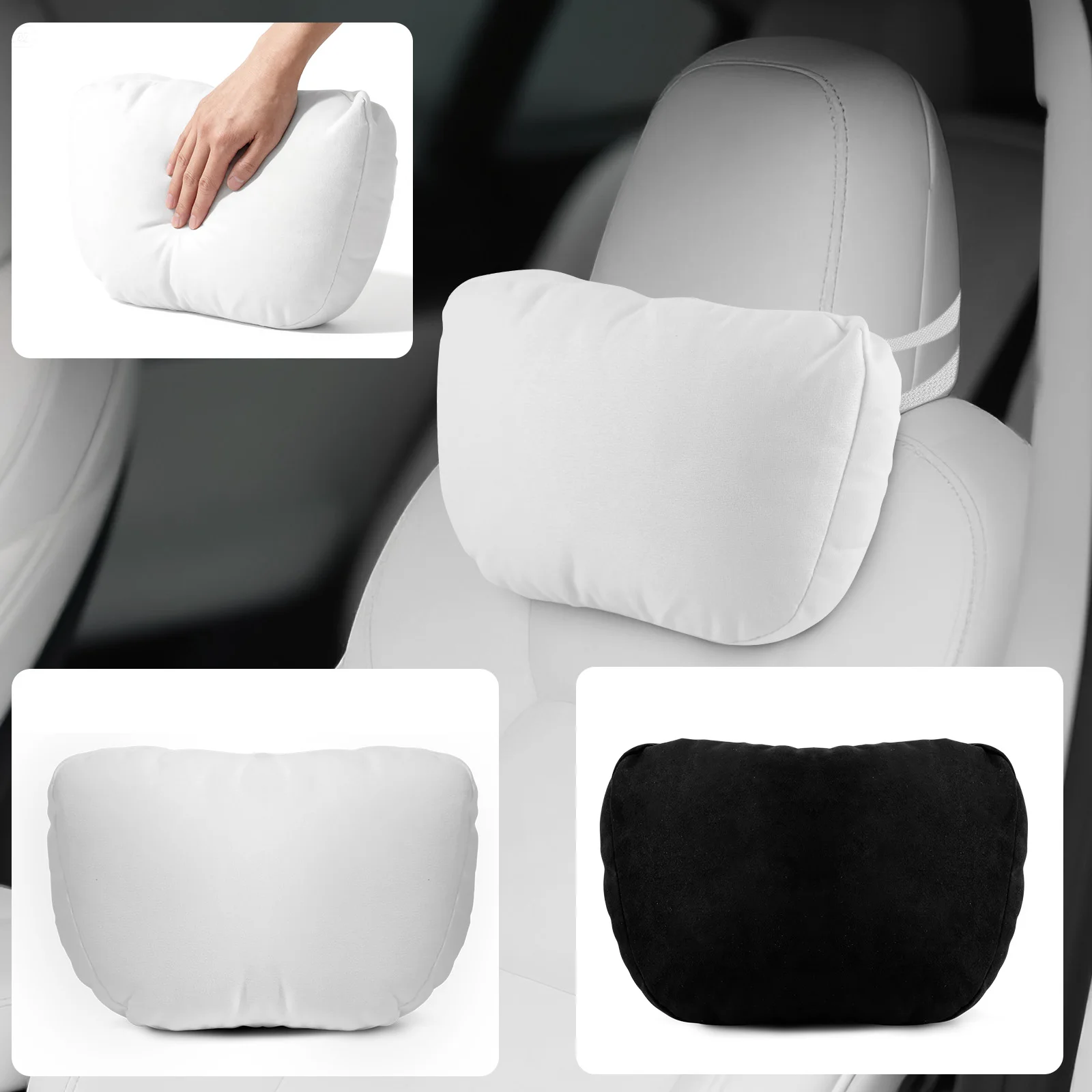 1pc/2pcs Car Headrest Neck Support Seat Universal Adjustable Car Pillow Neck Rest Cushion For Tesla Model 3 Model Y S X
1pc/2pcs Car Headrest Neck Support Seat Universal Adjustable Car Pillow Neck Rest Cushion For Tesla Model 3 Model Y S X