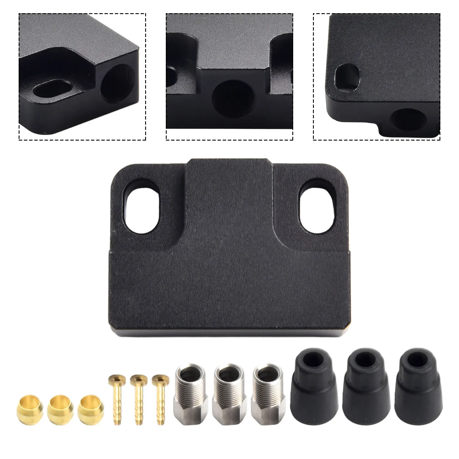 Electric Vehicle Brake Cable Adapter Bicycle Components Black Bolt Oil Needle Olives About 35x25mm Aluminum Alloy
Electric Vehicle Brake Cable Adapter Bicycle Components Black Bolt Oil Needle Olives About 35x25mm Aluminum Alloy