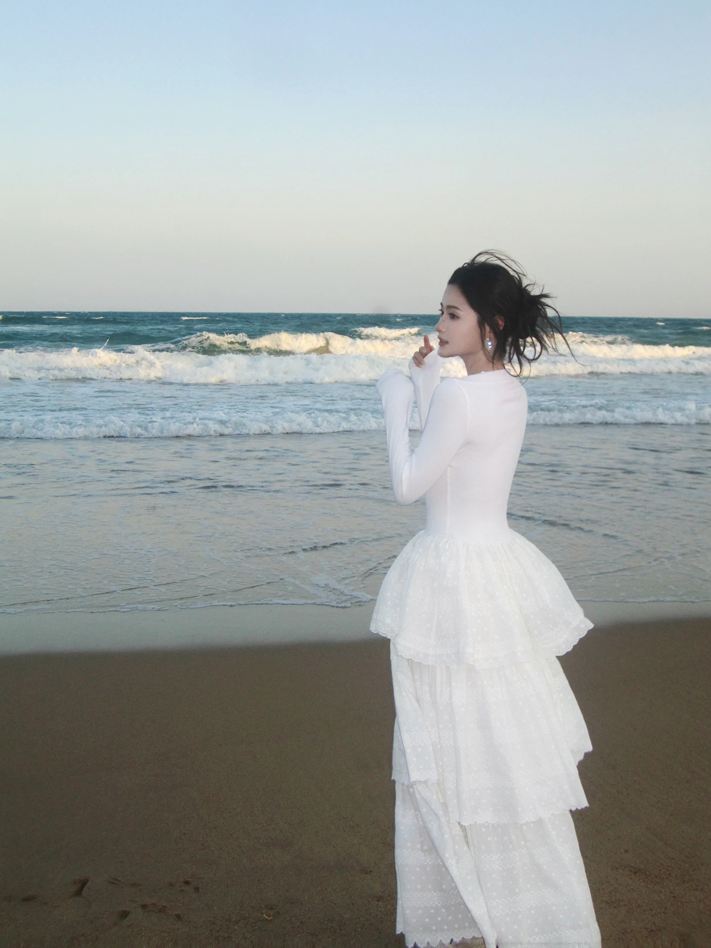 Ballet Wave White Long Sve Square Collar Dr Knitted A-Line Cake Skirt French Sle Gathered Waist Medium Softn Gel F...
Ballet Wave White Long Sve Square Collar Dr Knitted A-Line Cake Skirt French Sle Gathered Waist Medium Softn Gel F...