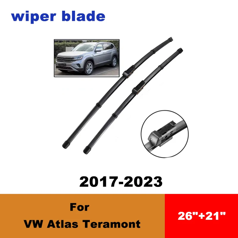 For VW Atlas Teramont 2017 - 2023 car front wiper blades silent wiper blades soft rubber windshield wipers accessories
For VW Atlas Teramont 2017 - 2023 car front wiper blades silent wiper blades soft rubber windshield wipers accessories