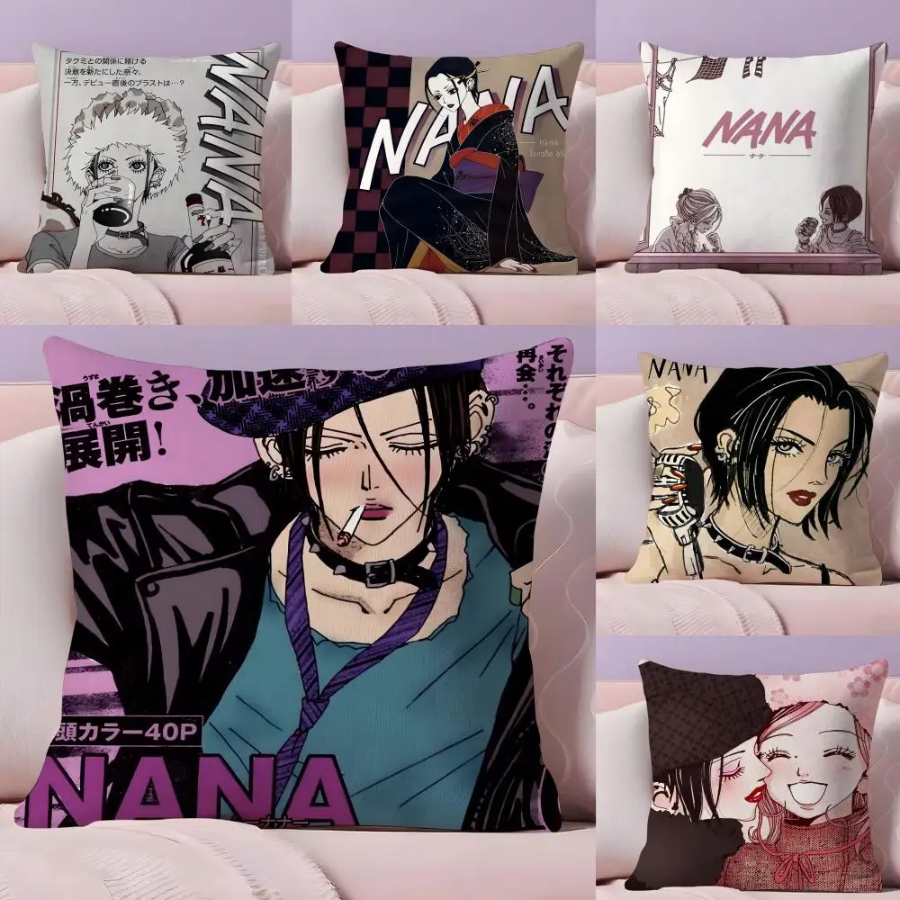 Arrival N-Nana Anime Cushion Cover Plush Fabric Double-Sided Printed Invisible Zipper Sofa Pillow Case Home Bedroom Decor
Arrival N-Nana Anime Cushion Cover Plush Fabric Double-Sided Printed Invisible Zipper Sofa Pillow Case Home Bedroom Decor