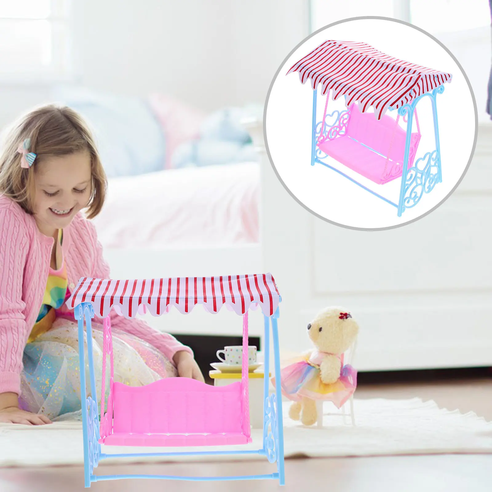 Миниатюрные качели-домик: имитация подвесного кресла, декор для игровой зоны, украшение для микроландшафта для детей
Миниатюрные качели-домик: имитация подвесного кресла, декор для игровой зоны, украшение для микроландшафта для детей