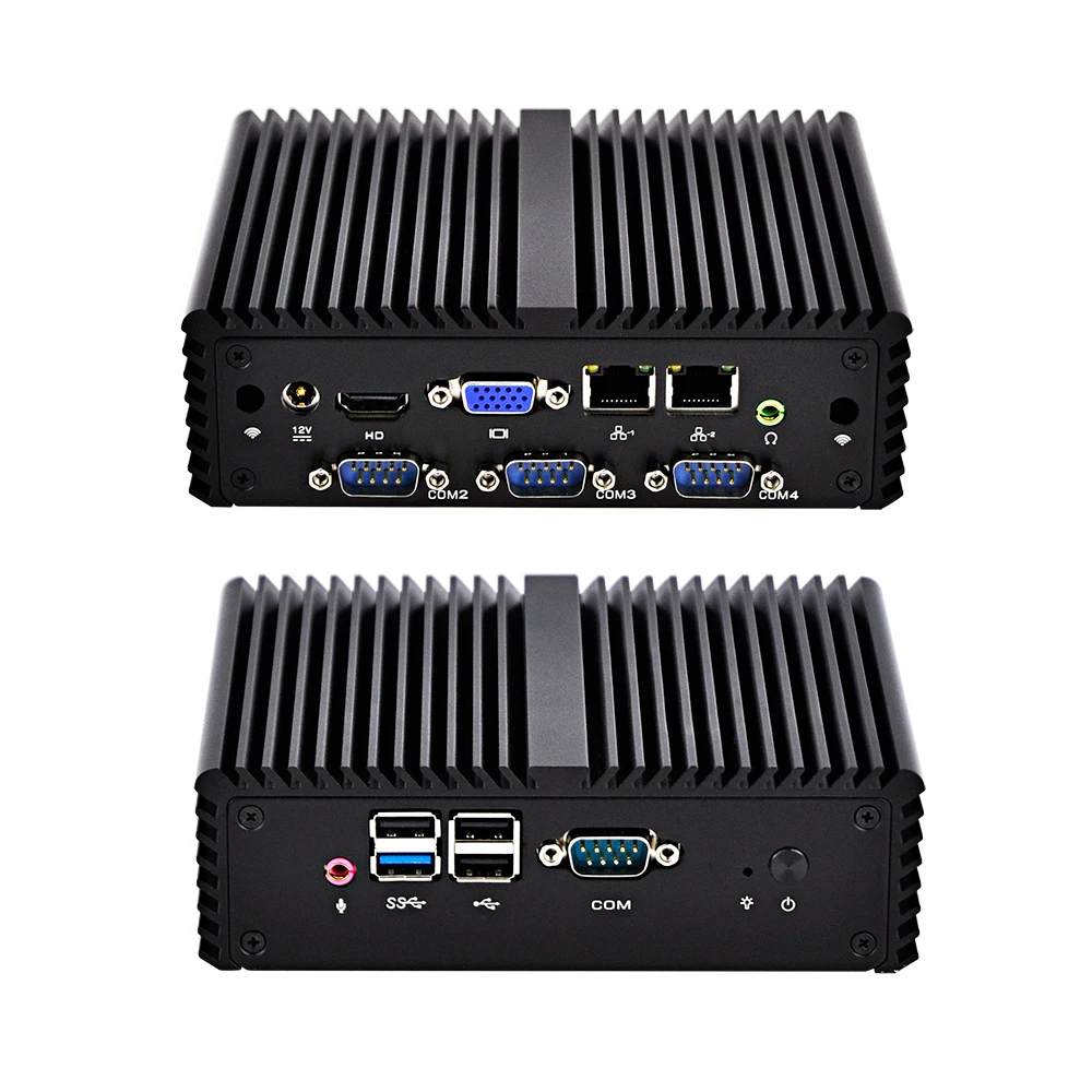 Четырехъядерный процессор QOTOM Celeron J1900, 5 COM, двойной шлюз LAN, маршрутизатор без вентилятора, мини-ПК Q190P
Четырехъядерный процессор QOTOM Celeron J1900, 5 COM, двойной шлюз LAN, маршрутизатор без вентилятора, мини-ПК Q190P