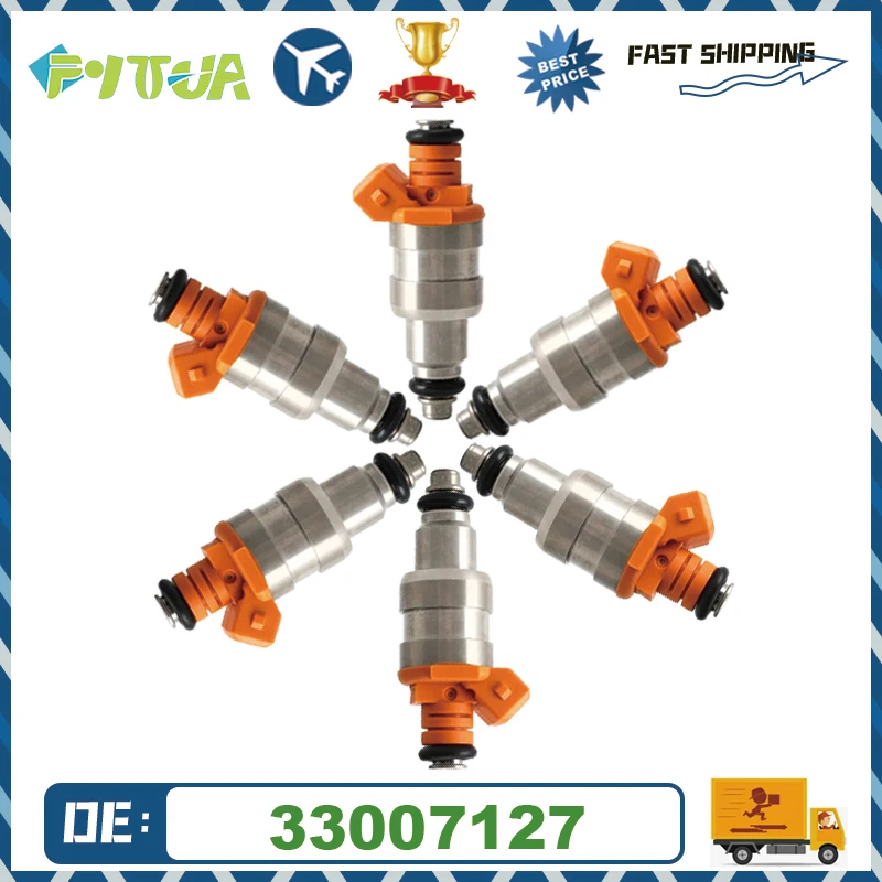 6PCS Fuel Injector 33007127 For 1987-1998 Cherokee I6 4.0L 1991-1998 Wrangler I6 4.0L 53030343AB 53003956 FJ124
6PCS Fuel Injector 33007127 For 1987-1998 Cherokee I6 4.0L 1991-1998 Wrangler I6 4.0L 53030343AB 53003956 FJ124
