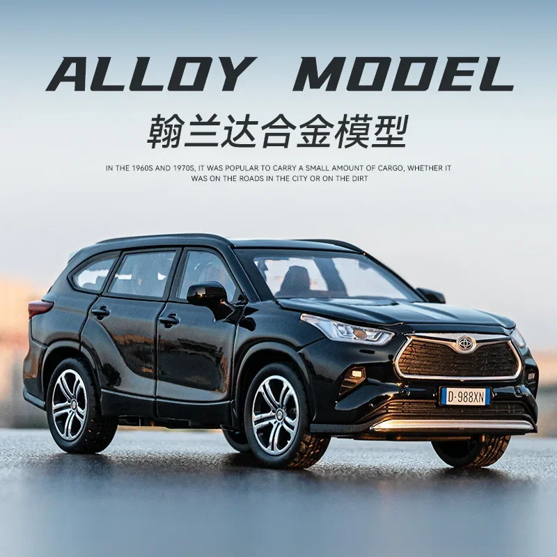 Модель автомобиля Toyota Highlander 1: 32, из сплава, Детская игрушечная машинка, декоративный подарок
Модель автомобиля Toyota Highlander 1: 32, из сплава, Детская игрушечная машинка, декоративный подарок