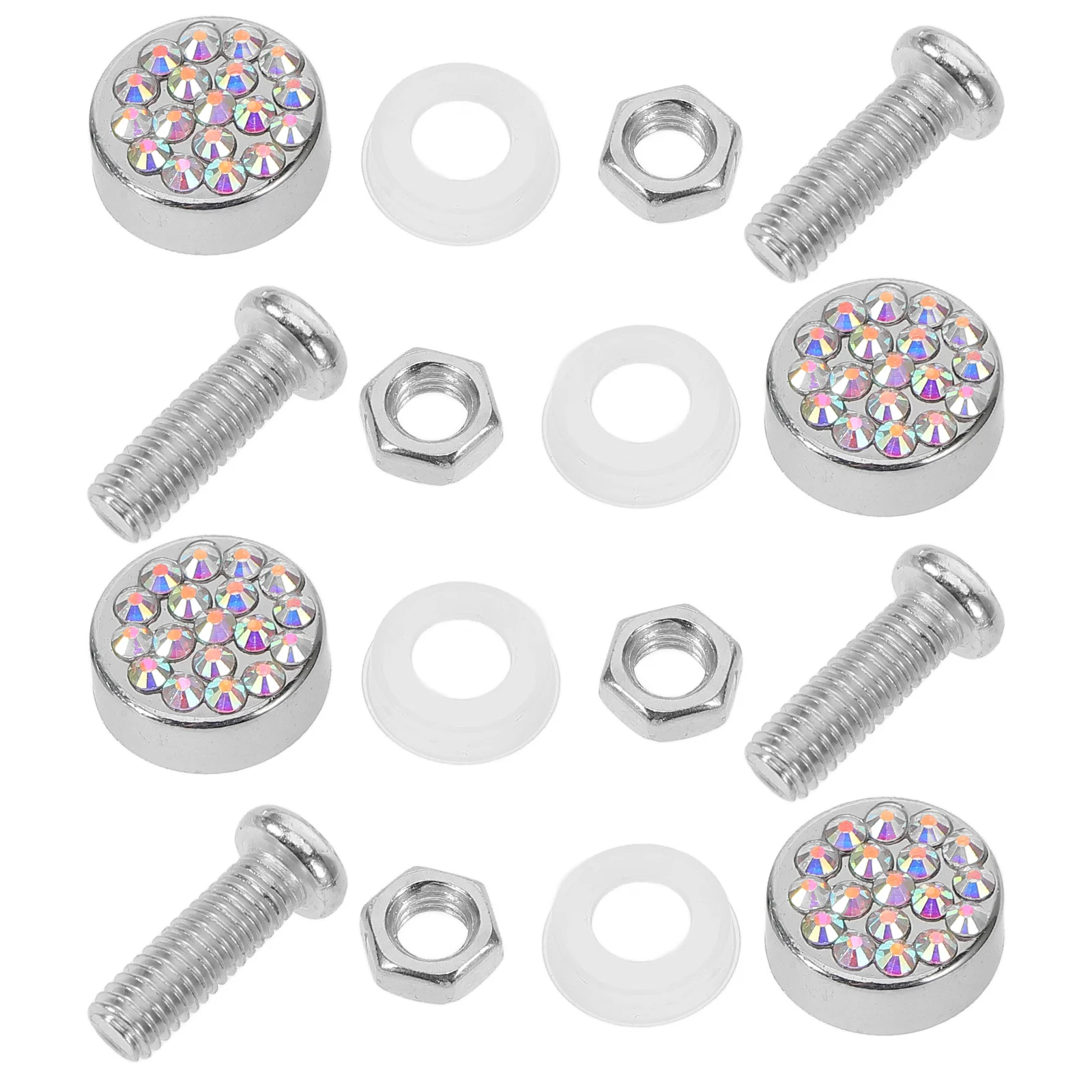 License Screw Kit Car Caps Anti Theft Nut Cover Plating Bolts Durable Stylish Design Easy Installation Universal 
License Screw Kit Car Caps Anti Theft Nut Cover Plating Bolts Durable Stylish Design Easy Installation Universal