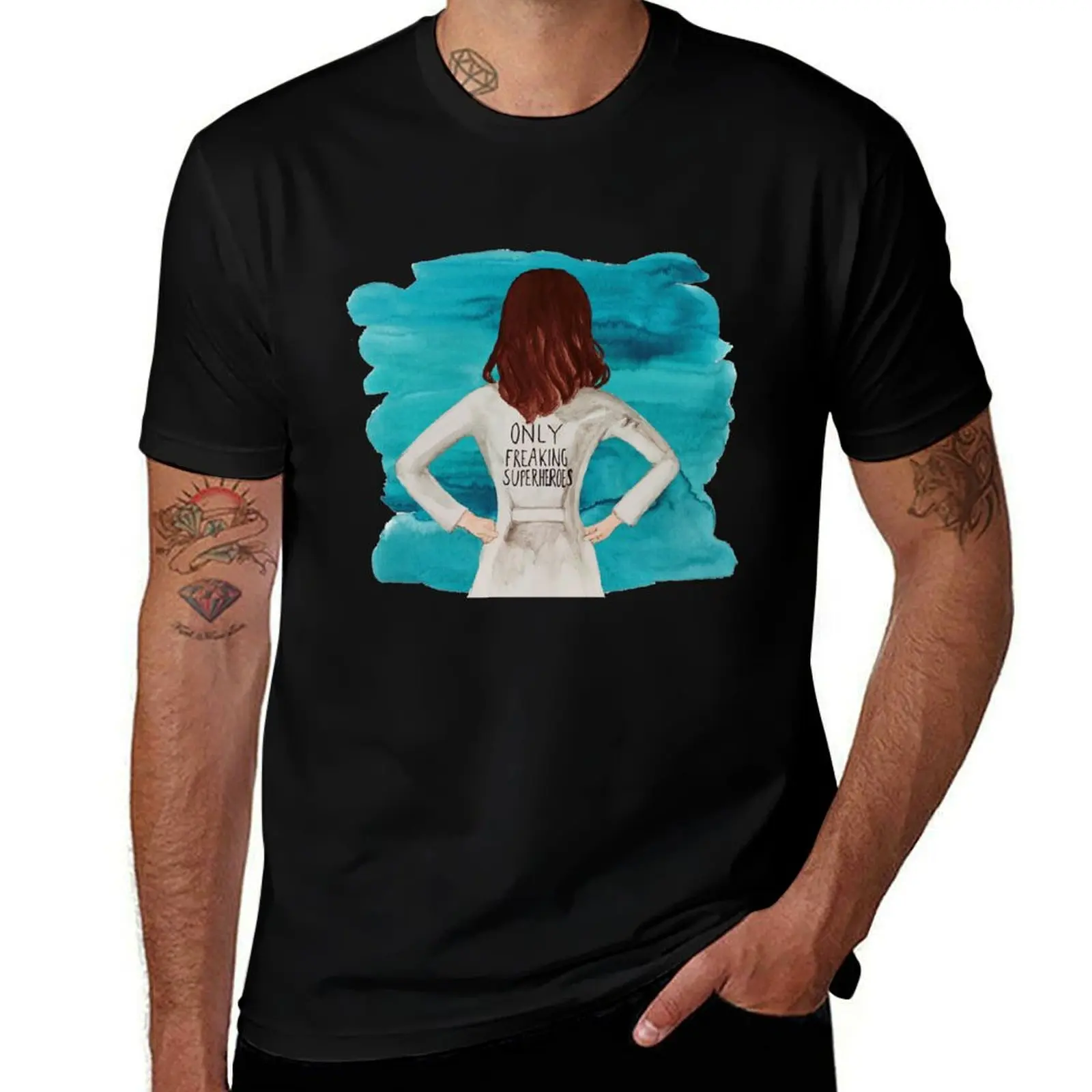 Amelia Shepherd Superhero T-Shirt man t shirt blue archive kawaii clothes summer 2025 plain white t shirts men
Amelia Shepherd Superhero T-Shirt man t shirt blue archive kawaii clothes summer 2025 plain white t shirts men