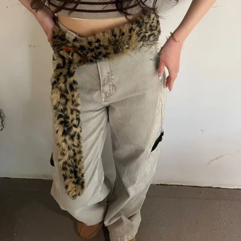 Design Leopard Print Imitation Fur Belt Gyaru Subculture Plush Gyaru Accessories Waste Soil Wind Belt Autumn and Winter
Design Leopard Print Imitation Fur Belt Gyaru Subculture Plush Gyaru Accessories Waste Soil Wind Belt Autumn and Winter