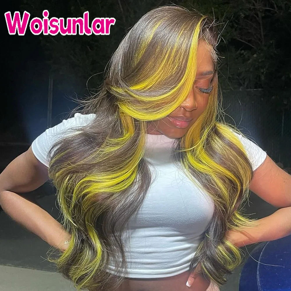 Highlight Brown and Yellow Lace Front Wigs human hair 13X4 Transparent Lace Front Body Wave Wigs For Women Human Hair Wig 100%
Highlight Brown and Yellow Lace Front Wigs human hair 13X4 Transparent Lace Front Body Wave Wigs For Women Human Hair Wig 100%